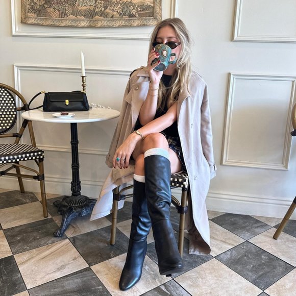 Steve Madden ARCHERS Black Leather Boots - Picture 2 of 13